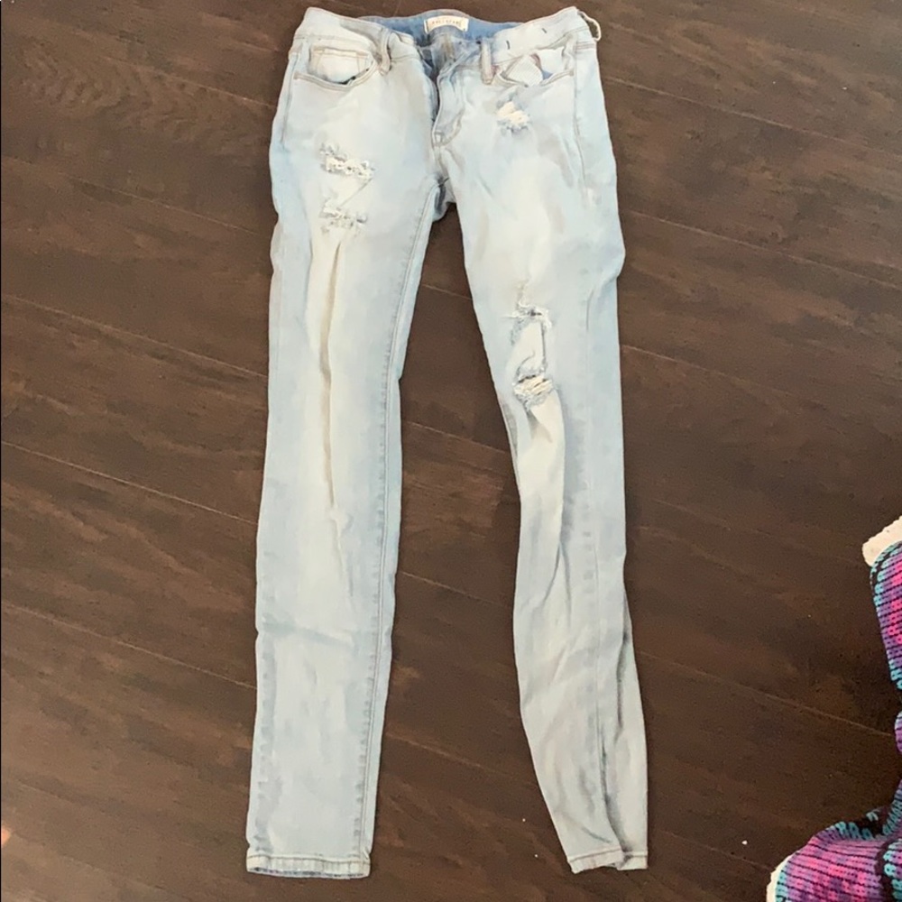 ripped skinny  jeans